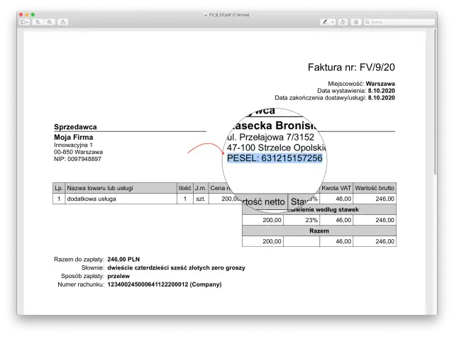 Gdzie dokładnie znaleźć plus kod 5 na fakturze i dlaczego to ważne?