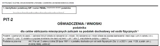 Jak wypełnić oświadczenie PIT-2, aby uniknąć błędów i problemów