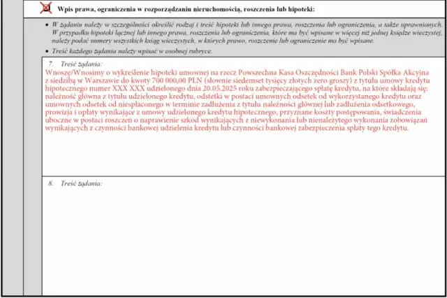 Wykreślenie hipoteki łącznej: Ile wniosków? Jeden wystarczy!