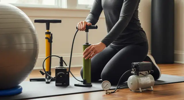 Jak napompować piłkę gimnastyczną bez ryzyka uszkodzenia materiału