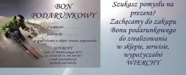 Wierchy Łódź - najlepszy sklep narciarski z wyjątkowym sprzętem