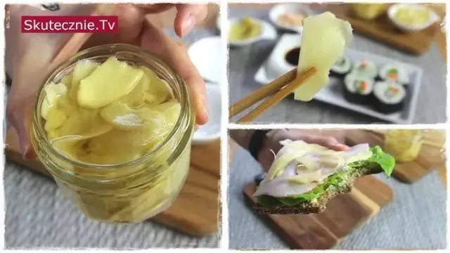 Imbir do sushi (Gari): prosty przepis, naturalny smak i kolor