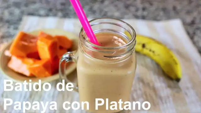 Tu batido de papaya y plátano: ¿El secreto para tu bienestar?