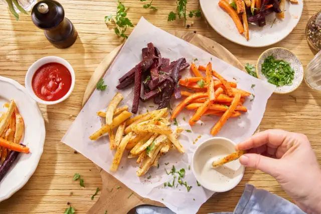 Chrupiące frytki warzywne: Zdrowe alternatywy i przepisy