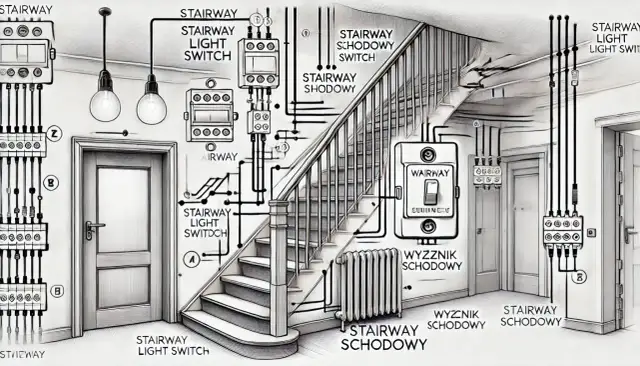 Ile żył do wyłącznika schodowego - schematy i bezpieczny montaż
