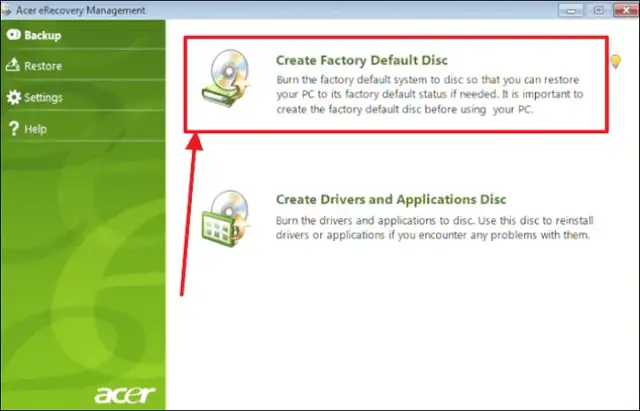 Acer Aspire jak uruchomić recovery i uniknąć utraty danych