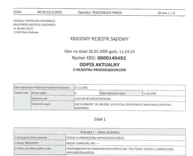 Pełny odpis KRS: Online za darmo czy papierowo za 60 zł? Poradnik