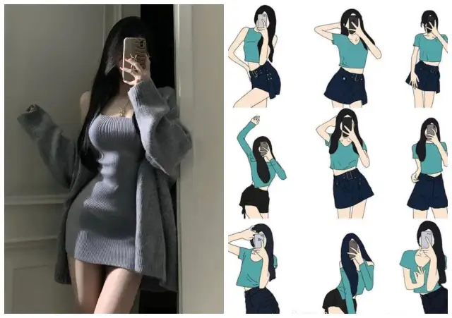 Selfie w lustrze bez twarzy - Jak pozować, by kadr był estetyczny?