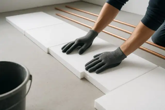 Podłogówka: Styropian krok po kroku uniknij kosztownych błędów