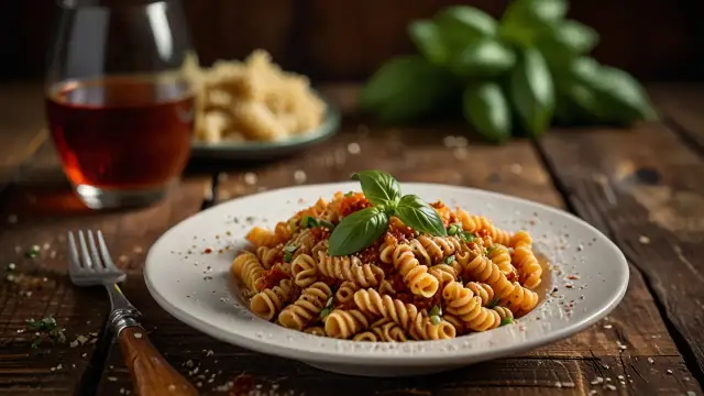 Makaron z pesto z suszonych pomidorów - aromatyczne danie