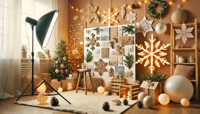 Jak zrobić magiczne tło świąteczne do zdjęć DIY? Poradnik