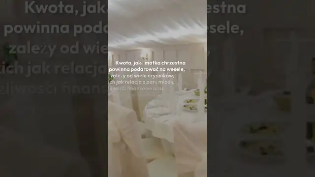 Ile matka chrzestna powinna dać na wesele, aby nie żałować wyboru?