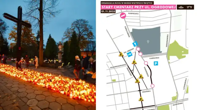 Jak dojechać na cmentarz Mania w Łodzi w okresie Wszystkich Świętych