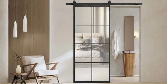 Drzwi przesuwne z lustrem: Zbuduj sam! Oszczędź miejsce i pieniądze