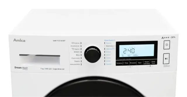Pralka Amica nie wiruje? Uruchom samo wirowanie krok po kroku!