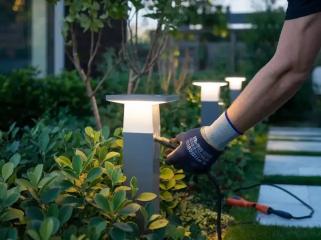 Połączenie szeregowe lamp ogrodowych: instrukcja DIY krok po kroku