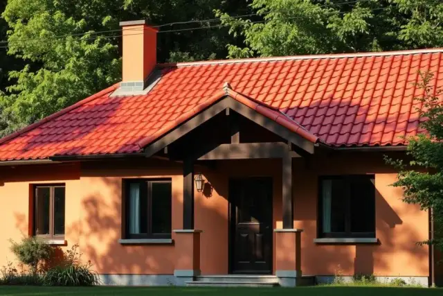 Jaki kolor elewacji do czerwonej dachówki? Poznaj najlepsze opcje kolorystyczne