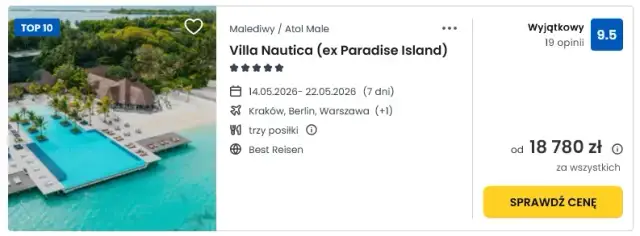 Ile trwa lot na Malediwy? Sprawdź czas podróży z Polski i przesiadki