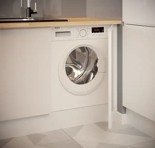 Jakie odstępy zachować dla pralki pod blatem, aby uniknąć problemów?