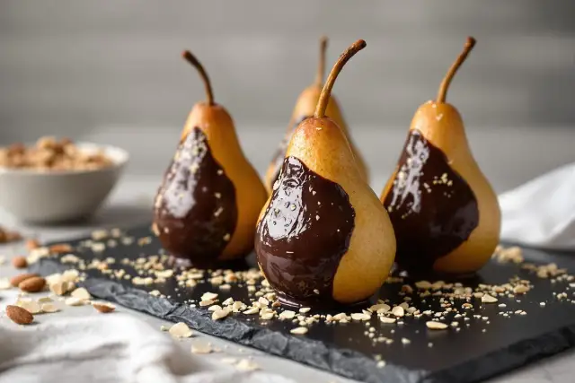 Desserts aux poires rapides : 5 recettes express pour soirées pressées