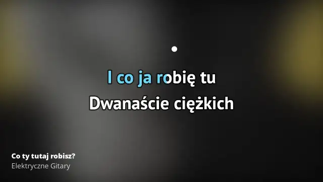 Elektryczne Gitary - Co ty tutaj robisz? Odkryj historię i sukcesy piosenki
