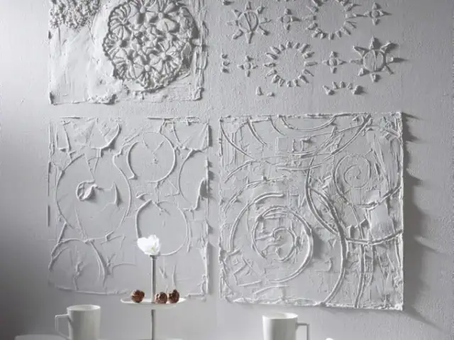 Pomysły na to, co można zrobić z gipsu na ścianie w Twoim domu