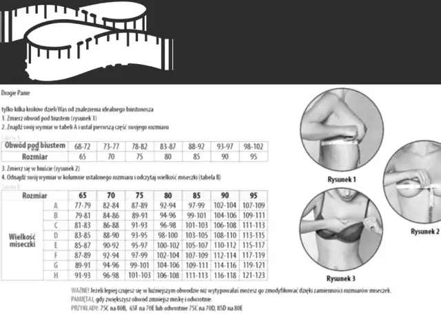Jak zmierzyć rozmiar biustonosza? Prosty przewodnik krok po kroku