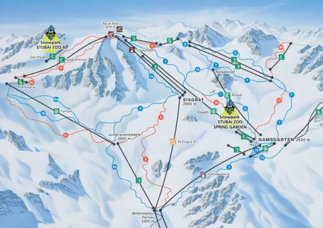 Stubai Snowpark - odkryj najlepsze atrakcje i sezonowe oferty