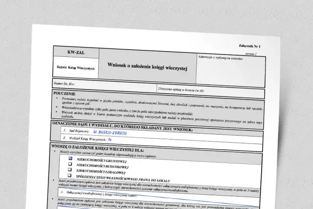 Załóż księgę wieczystą dla działki uniknij pułapek KW-ZAL