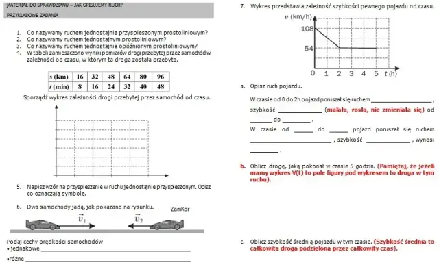 Świat fizyki klasa 7: Jak zrozumieć ruch i jego podstawowe pojęcia