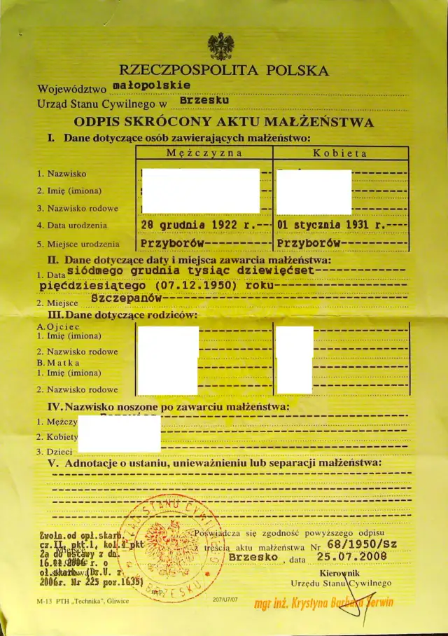 Gdzie jest numer w odpisie skróconym aktu małżeństwa? Sprawdź, jak go znaleźć i wykorzystać