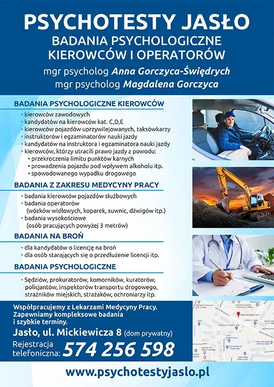 Jak długo ważne są badania psychologiczne kierowców i co grozi za ich brak?