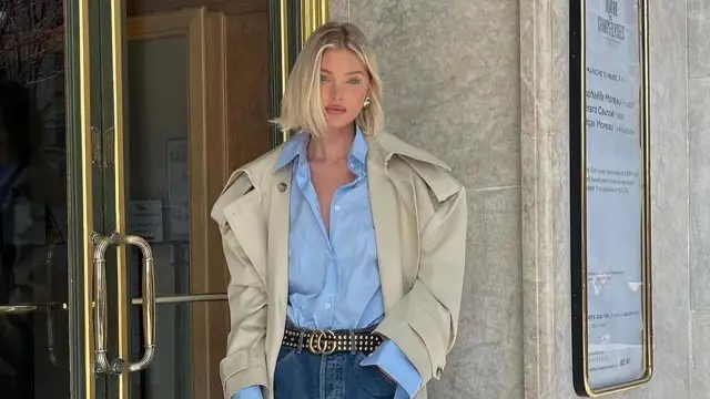 Jeansy i koszula: sztuka stylowego łączenia klasyki