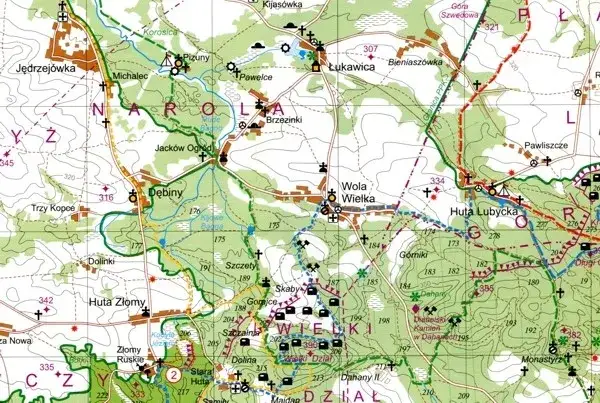 Mapa tras rowerowych Roztocze – odkryj najlepsze szlaki rowerowe