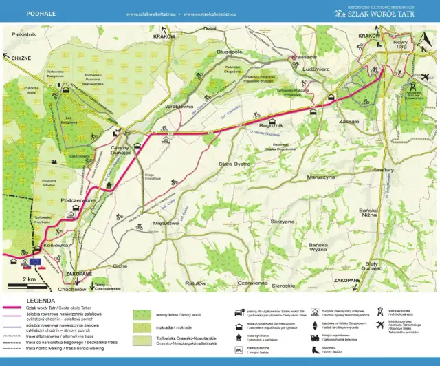 Białka Tatrzańska: Trasy rowerowe dla każdego od rodzin po DH!