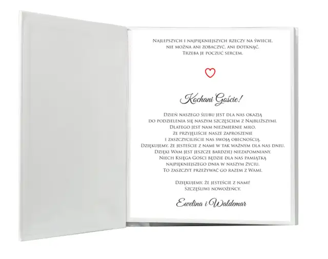 Co wpisać do księgi gości weselnych od rodziców - wzruszające inspiracje