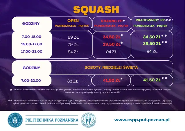 Kluby squasha w Poznaniu: ceny, korty i porady dla początkujących