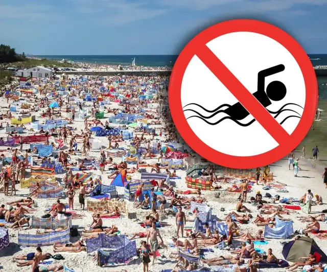 Gdzie zakaz kąpieli nad Bałtykiem? Sprawdź, które plaże są zamknięte
