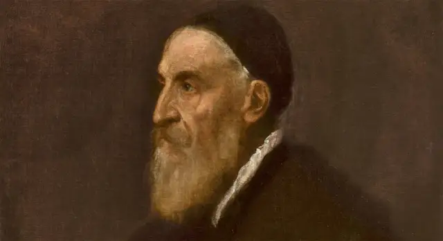 Portret starca z brodą i czarnym nakryciem głowy, jeden z tycjan najsłynniejsze obrazy.