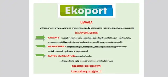 Ekoport Szczecin: Co przyjmą, czego nie? Pełny przewodnik Ksawerego Błaszczyka