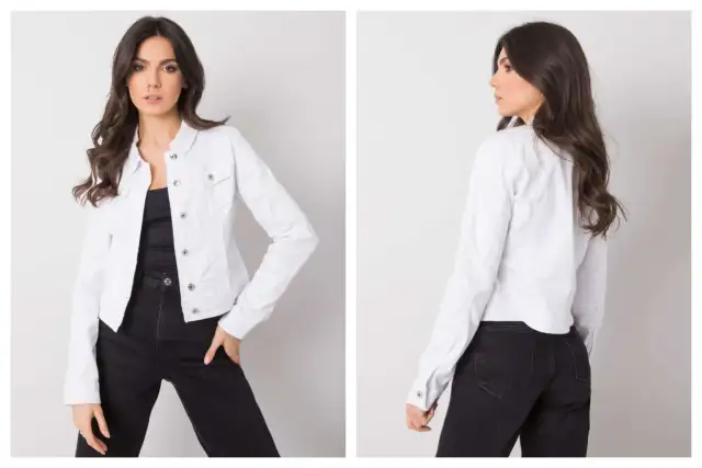 Biała kurtka jeansowa stylizacje - odkryj najlepsze pomysły na looki