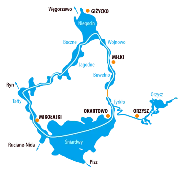 Giżycko rowerem: Mazurska Pętla i najlepsze trasy. Gotowy na start?