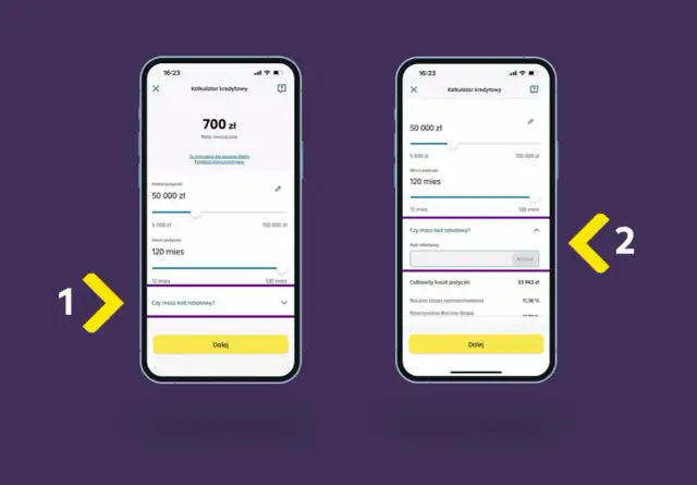 Symulacja kredytu w Raiffeisen Digital Bank. Sprawdź, czy sprawdzają BIK, wpisując kod rabatowy.