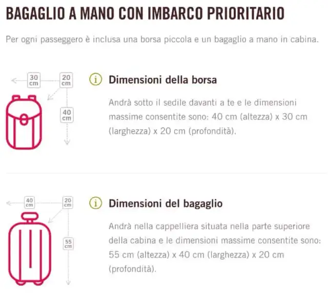 Dimensioni bagagli Volotea: Guida completa e costi aggiornati