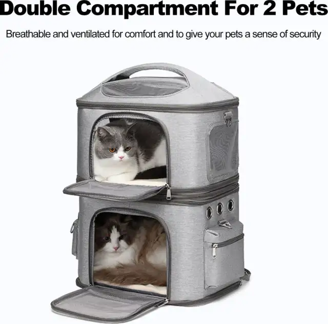 Podwójny transporter dla kotów – komfort i bezpieczeństwo w podróży