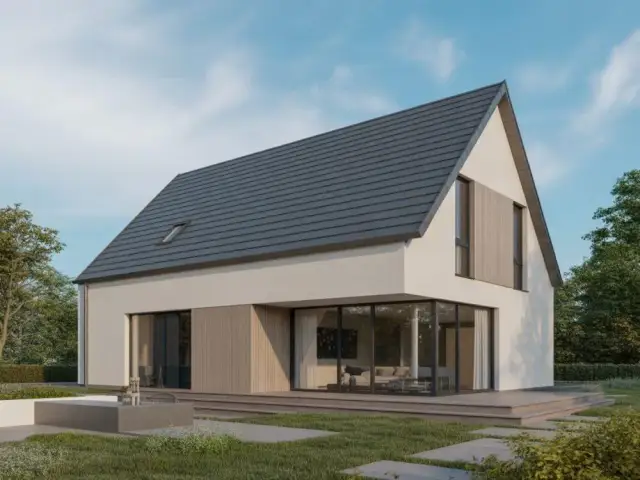 Grafitowe dachy: nowoczesność i harmonia w architekturze budynków