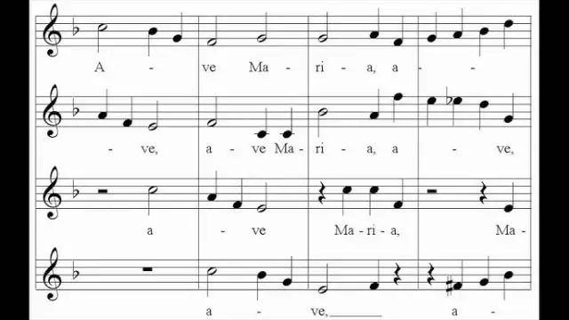 Nuty do Ave Maria Mozarta - Partytura i aranżacje dla chórów