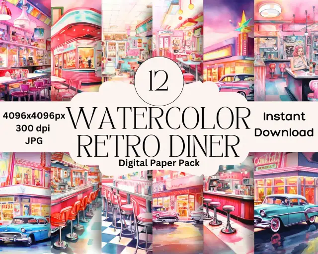 Najlepsze szablony menu retro diner do łatwej personalizacji