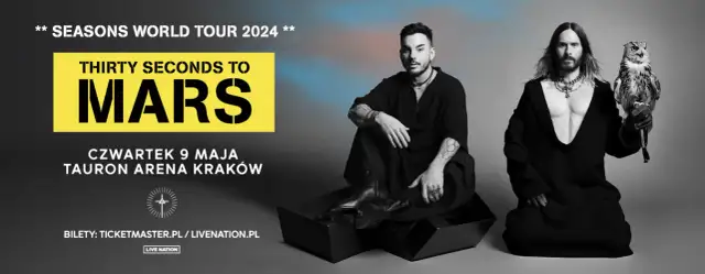 30 Seconds To Mars w Krakowie: koncert, który wstrząśnie Tauron Areną