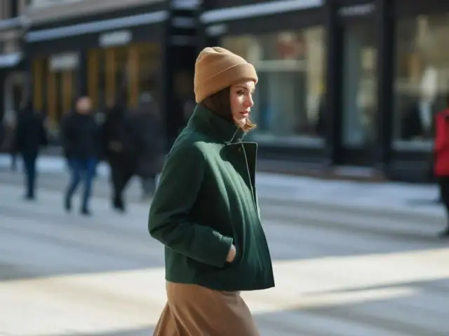 Jak dobrać czapkę do butelkowej zielonej kurtki? Praktyczne porady stylizacyjne
